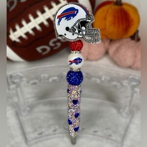 Buffalo Bills Themed Beaded Pen